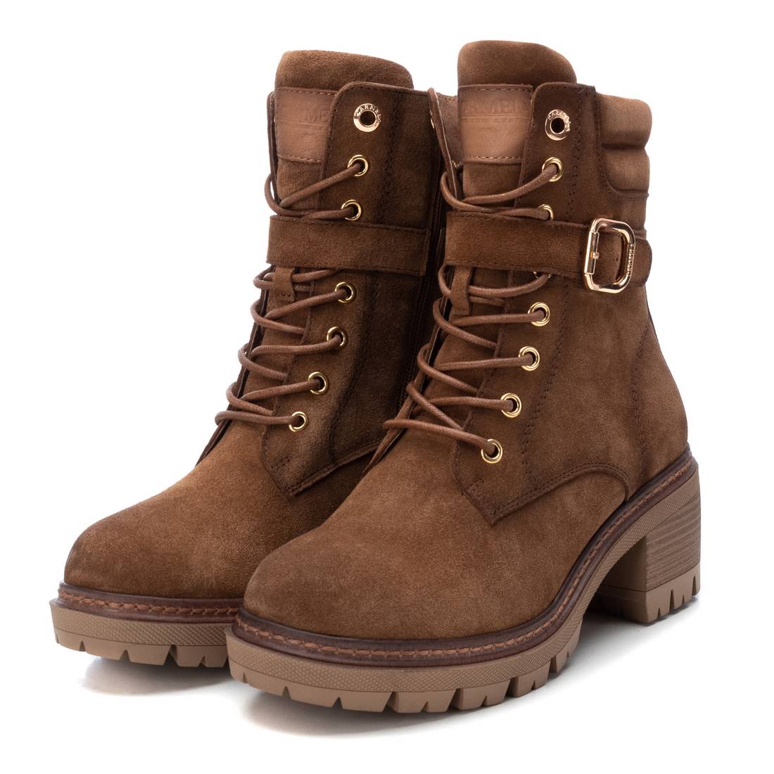 Carmela 16104903 bottine cuir style militaire