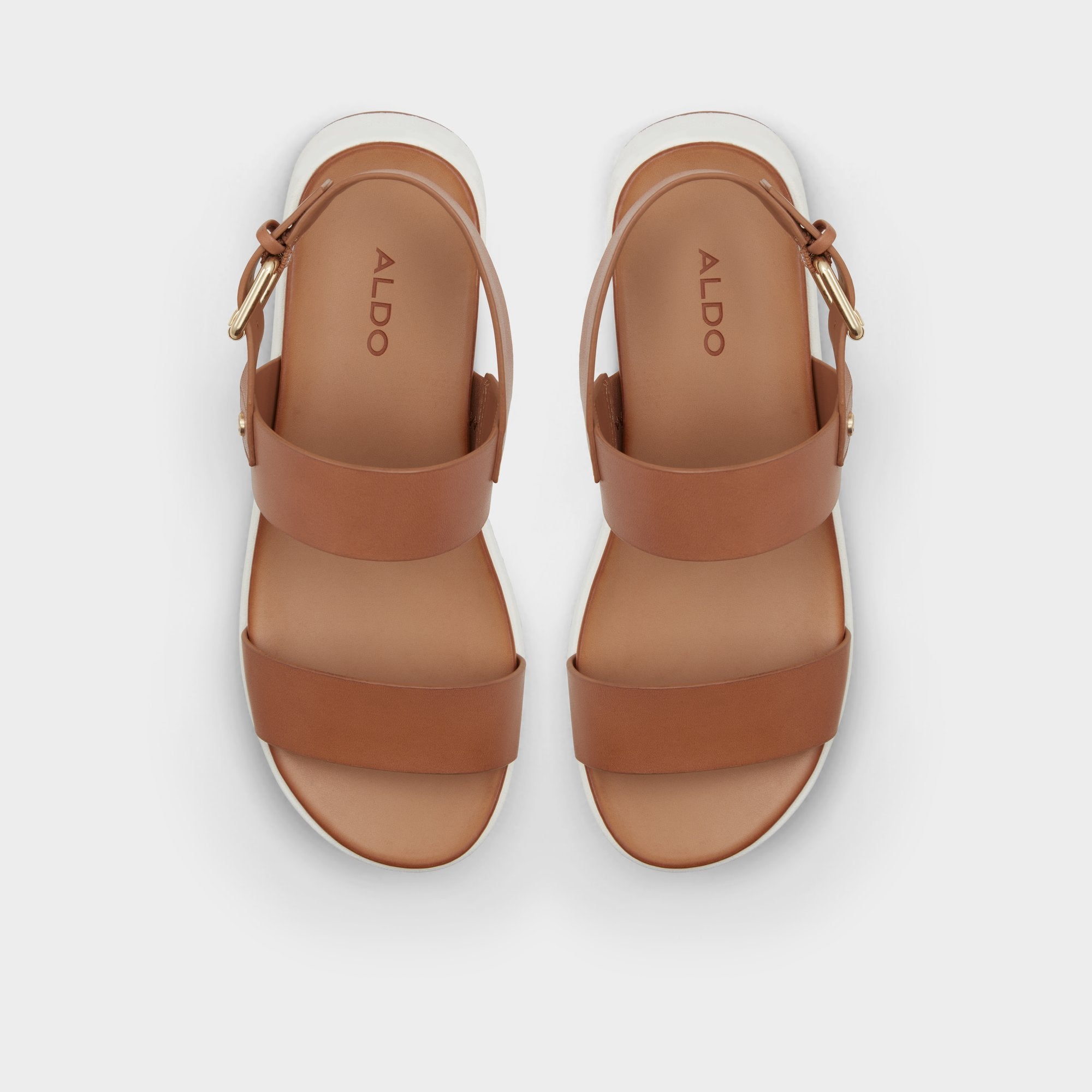 Aldo Silyia sandale plate beige talon plat