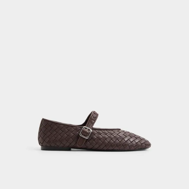 ALDO Alissia ballerines Mary Jane tissées marron