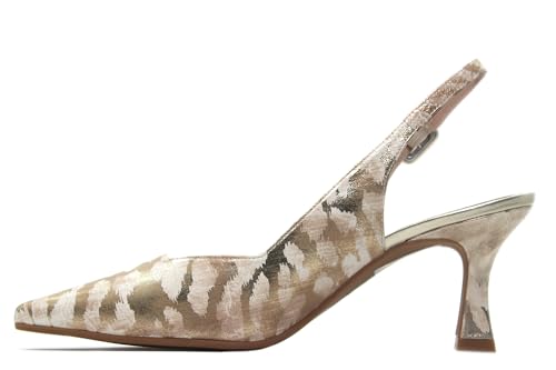 Lodi Juco escarpins champagne cuir talon 8 cm