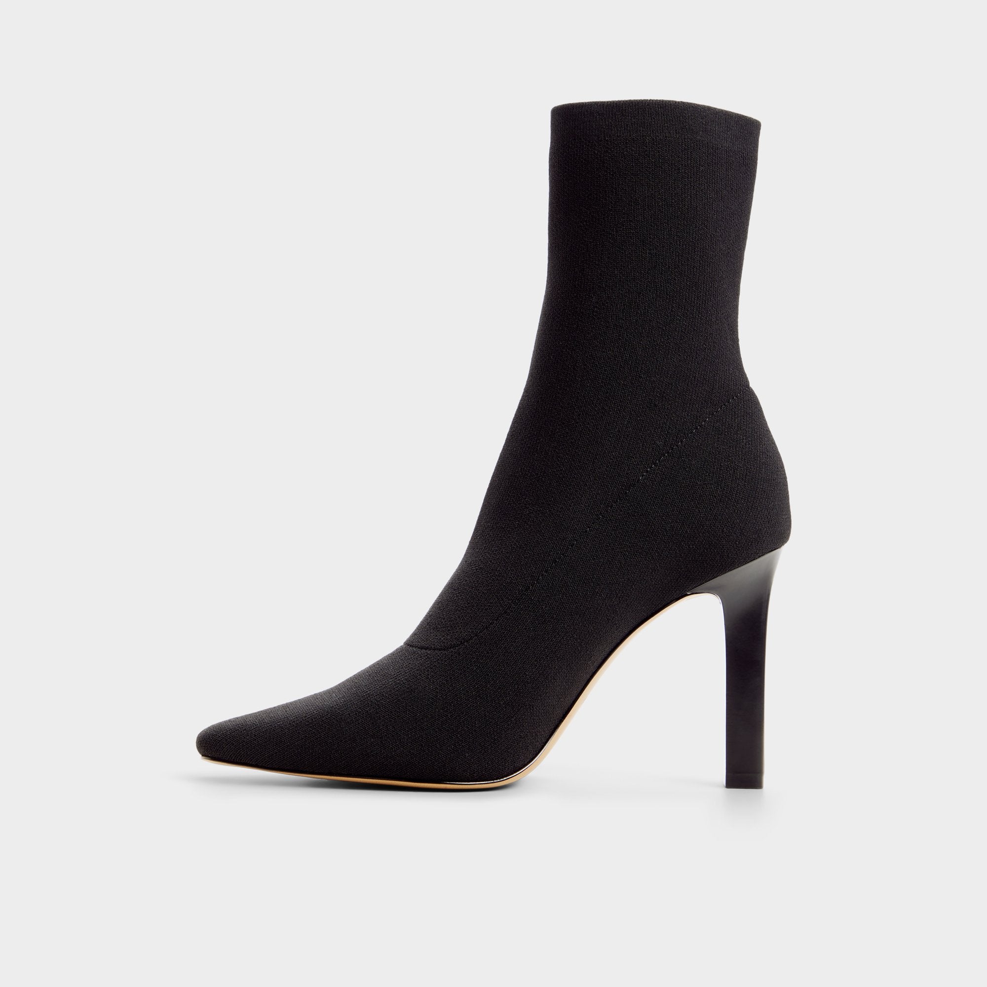 ALDO Leiani bottine à talon noir maille