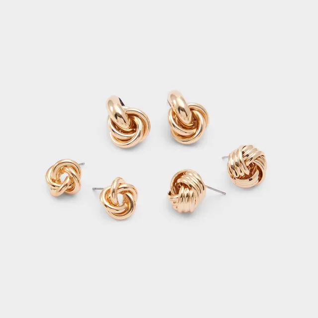 ALDO Knottlove boucles d'oreilles dorées