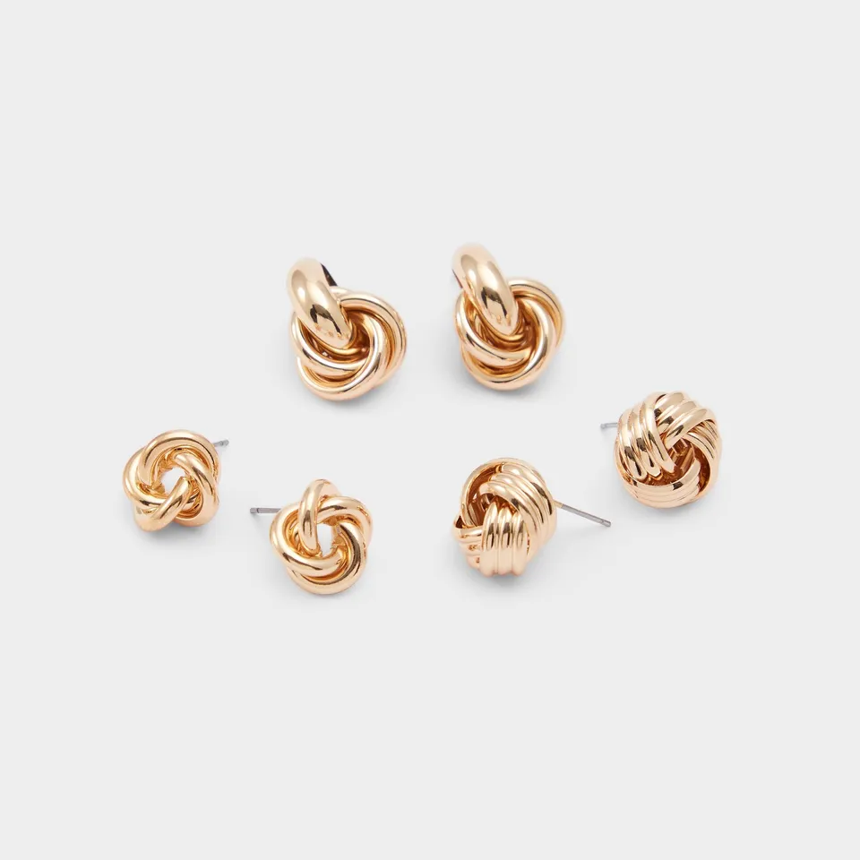ALDO Knottlove boucles d'oreilles dorées