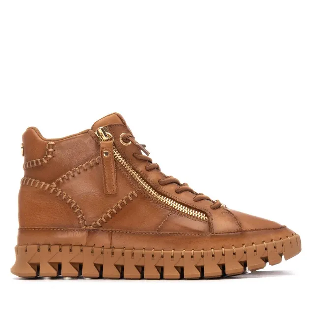 Carmela 16270801 bottines cuir camel femme
