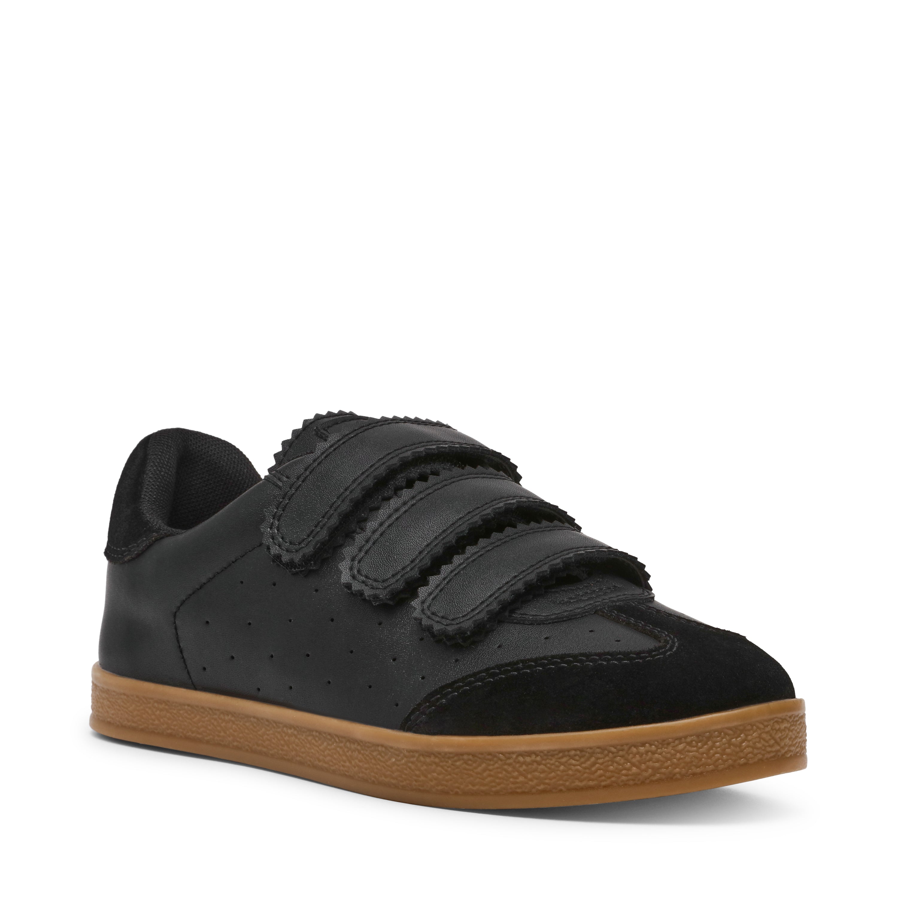 Steve Madden Daybreak basket noire cuir velcro