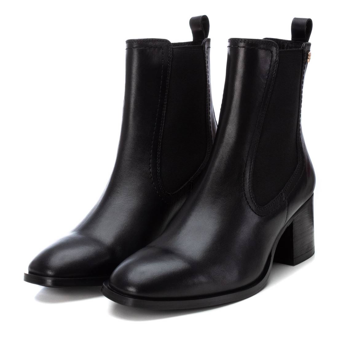 Carmela 16177201 bottines femme noir cuir talon 5 cm