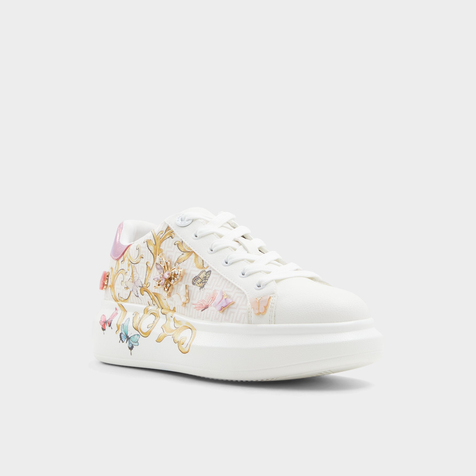 ALDO Eloria baskets femme roses papillons