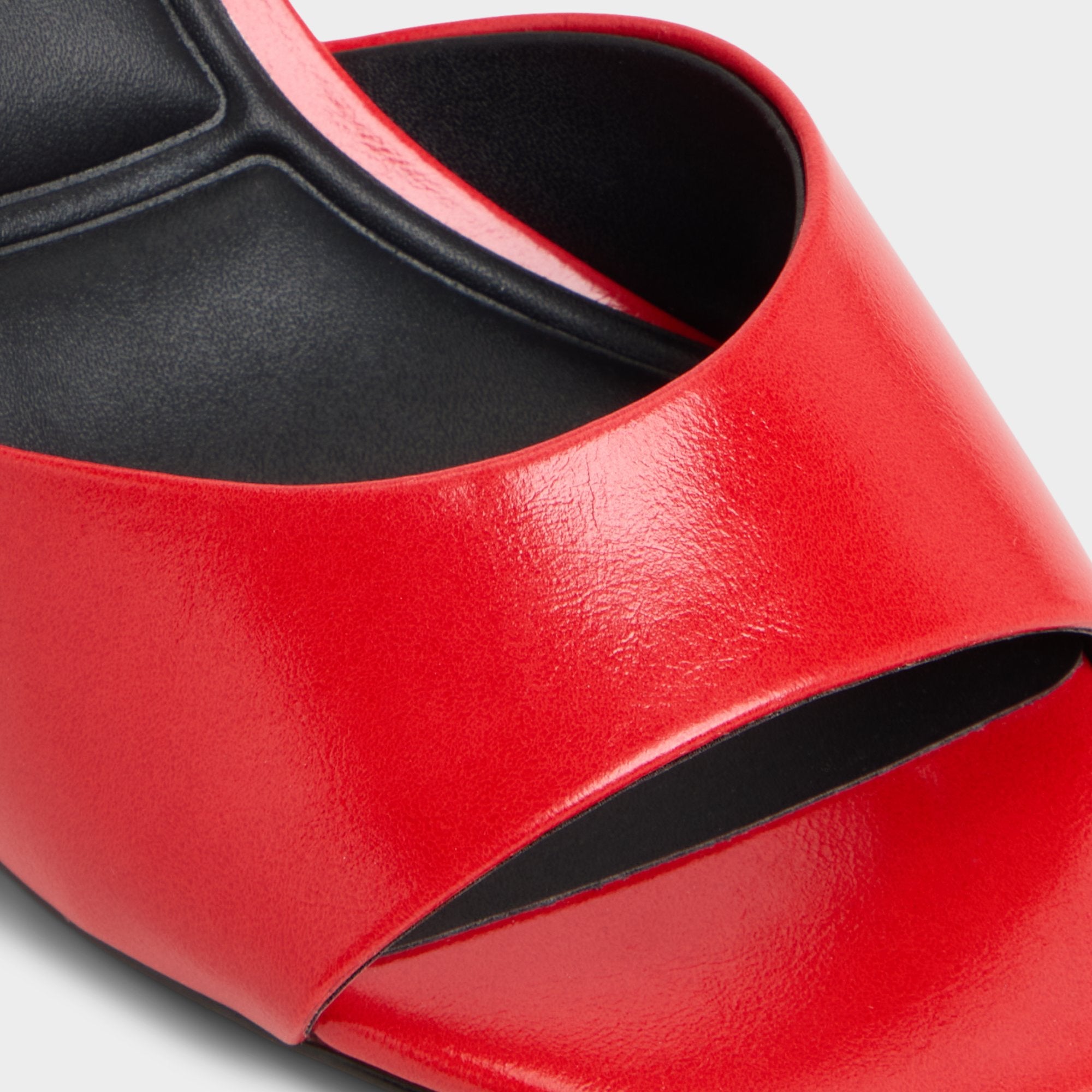 ALDO Annaberaen escarpins cuir rouge talon aiguille