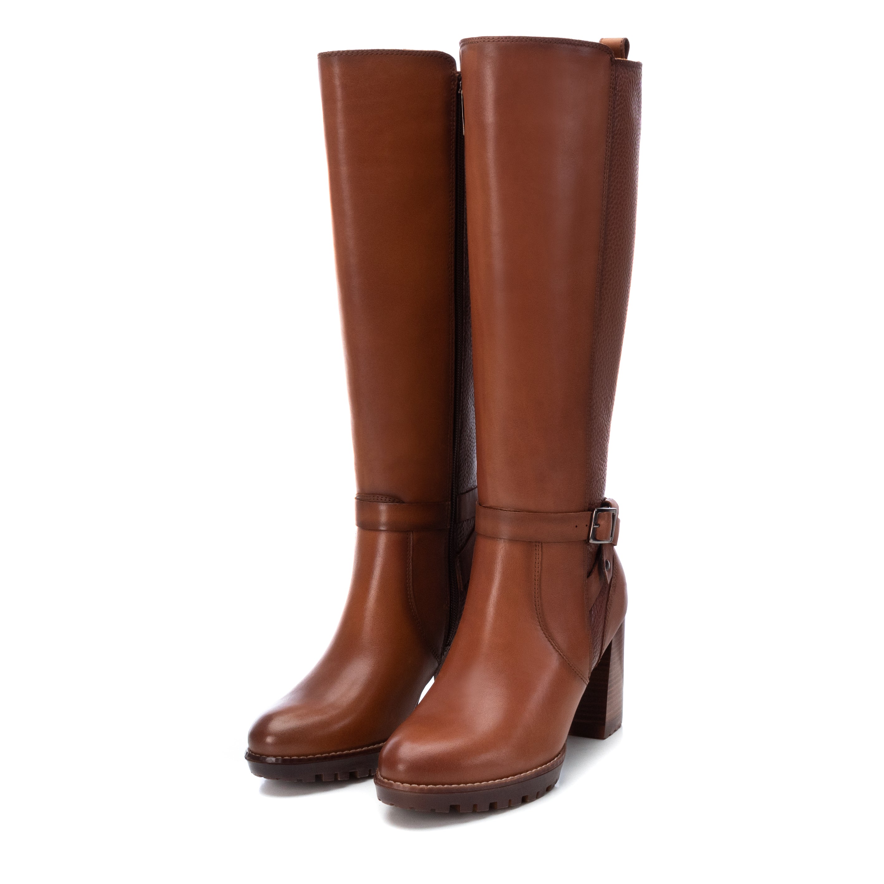 Carmela 16005502 botte cuir marron talon 9 cm