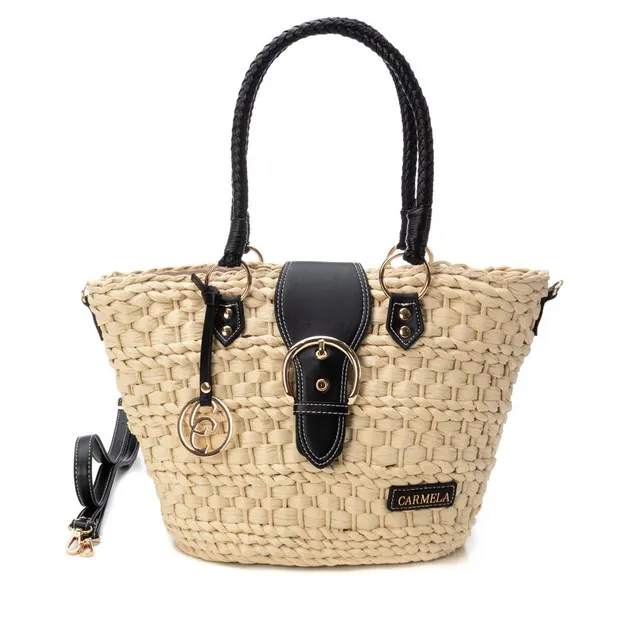 Carmela 18615601 sac rafia marron été