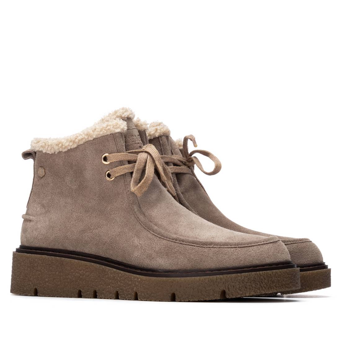 Carmela 16267004 bottines femme marron fourrées