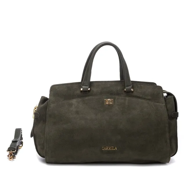 Carmela 18623103 sac cuir kaki mallette 37 cm