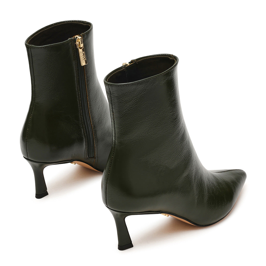 Steve Madden Lulah bottines femme vert cuir talon 6 cm