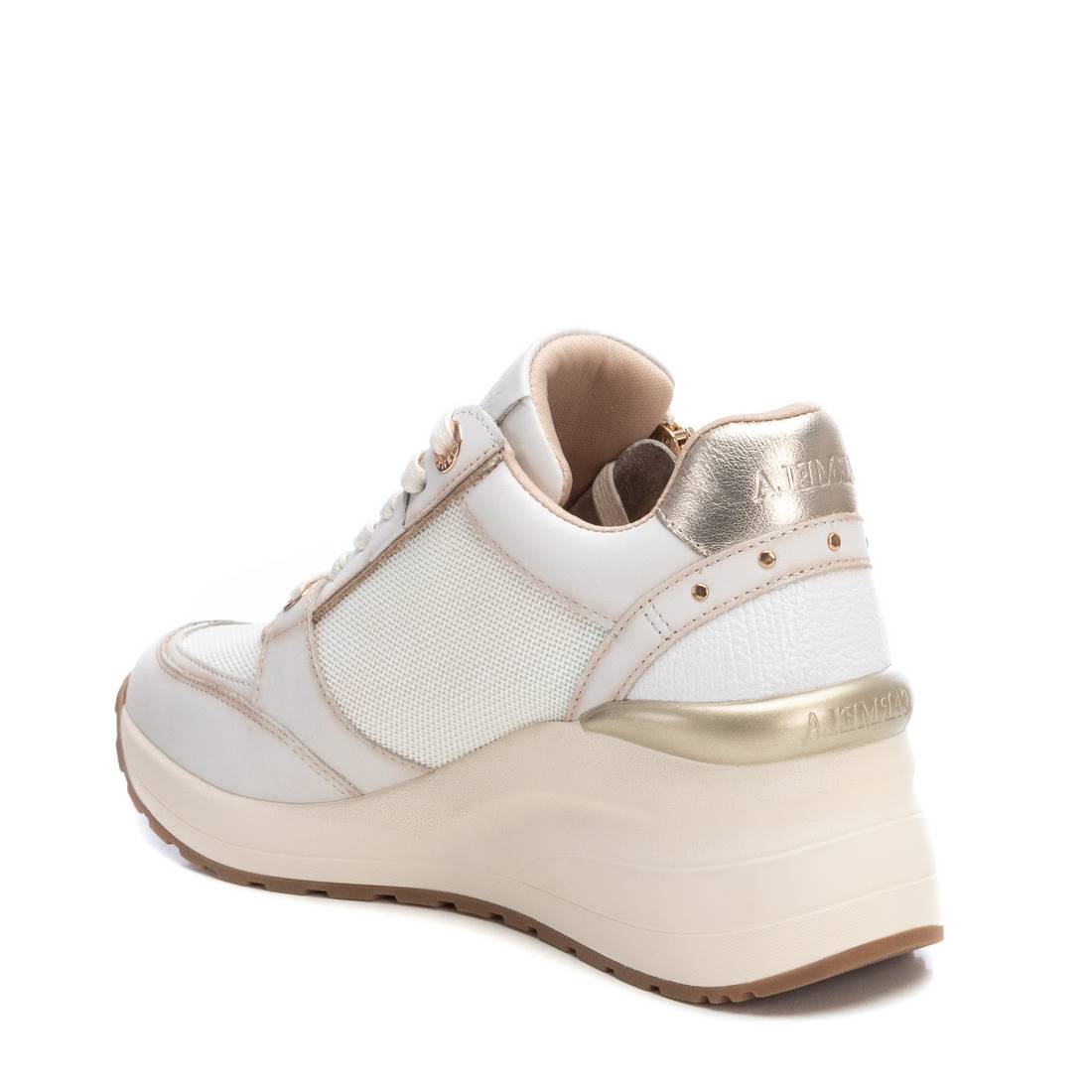Carmela 16184404 basket compensée cuir blanc