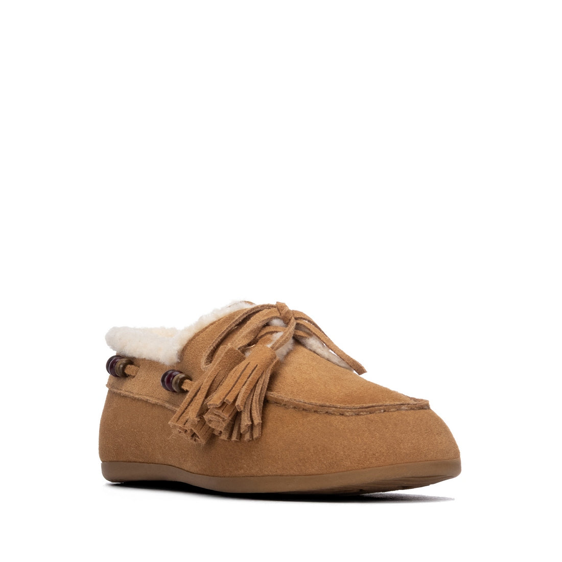 Carmela 16418602 mocassin camel suède fourré