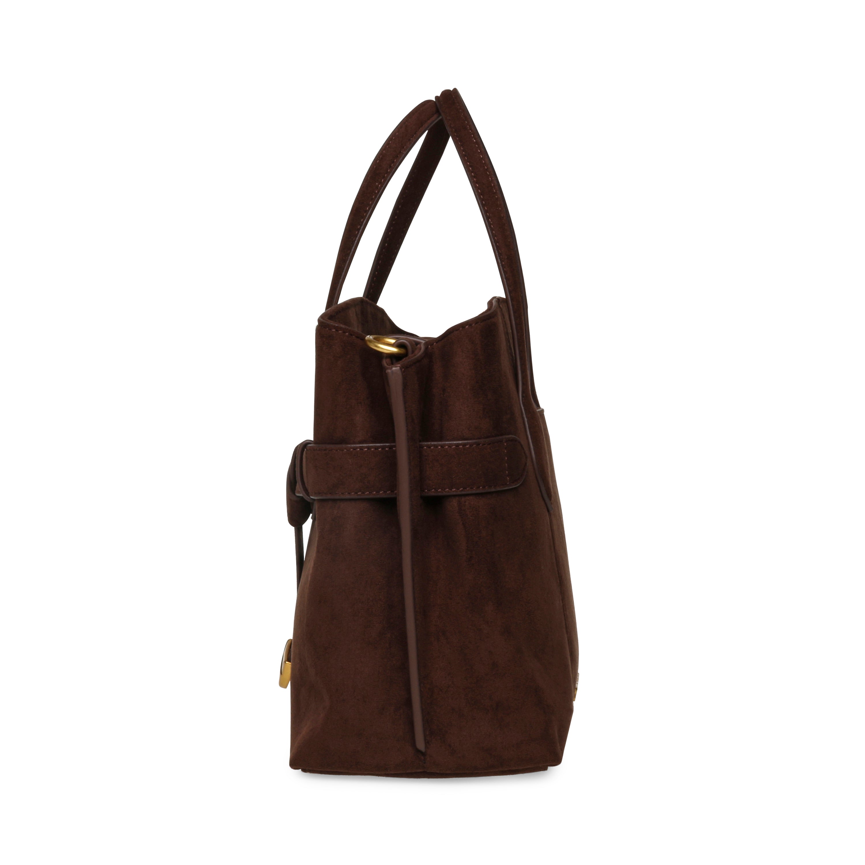Steve Madden Bjoplin sac shopper chocolat doré