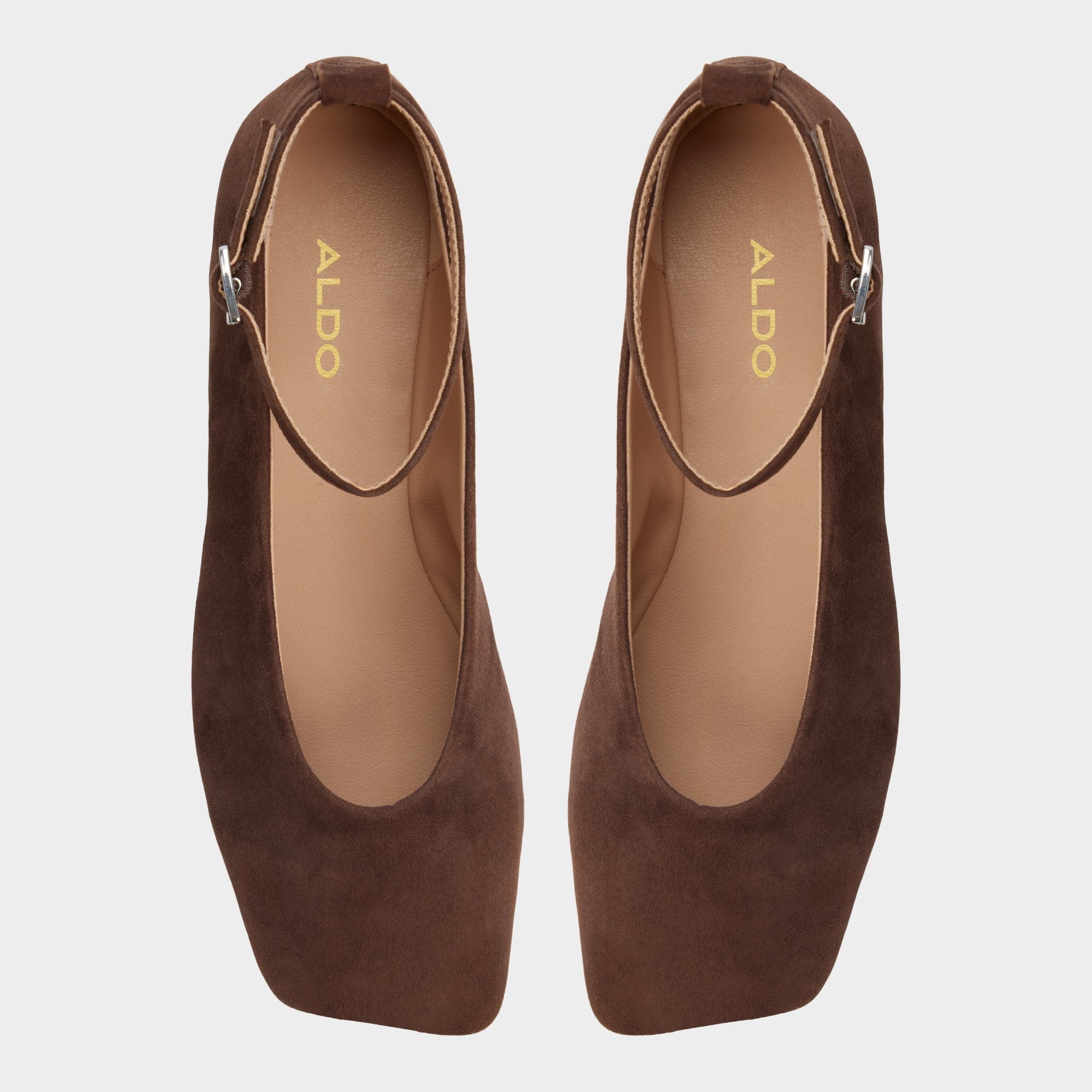 ALDO Beralalden ballerines suède chocolat