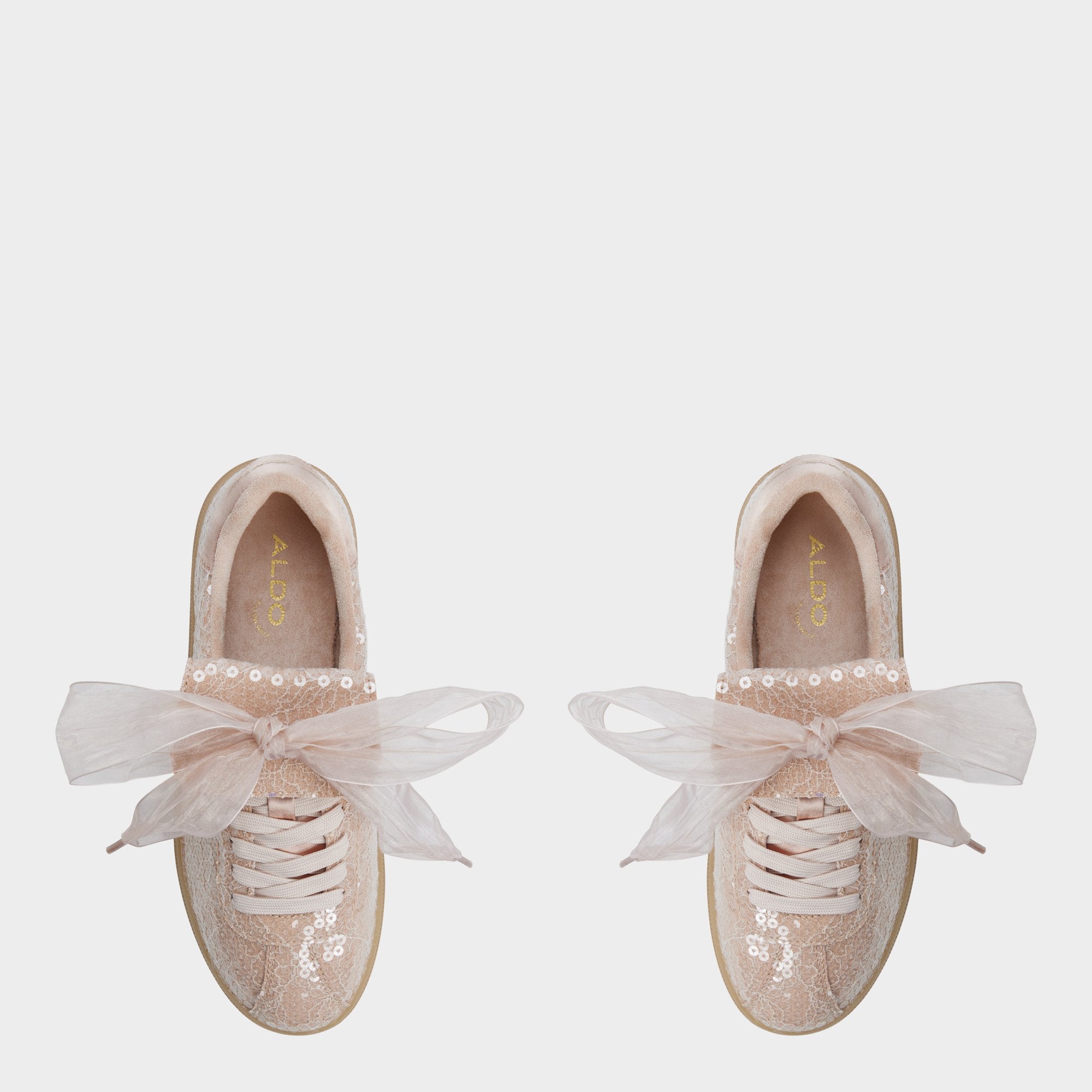 ALDO Itsneaker baskets roses 38 sequins noeud