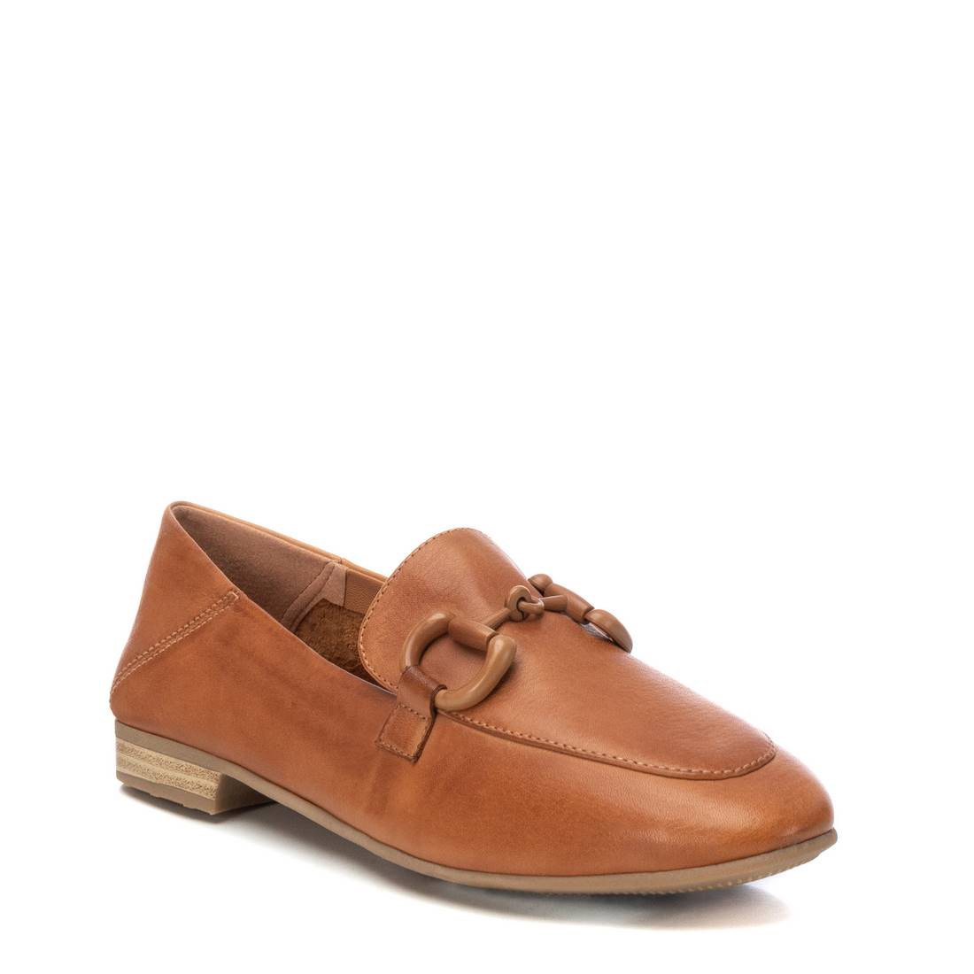 Carmela 16151502 mocassin femme cuir marron métal