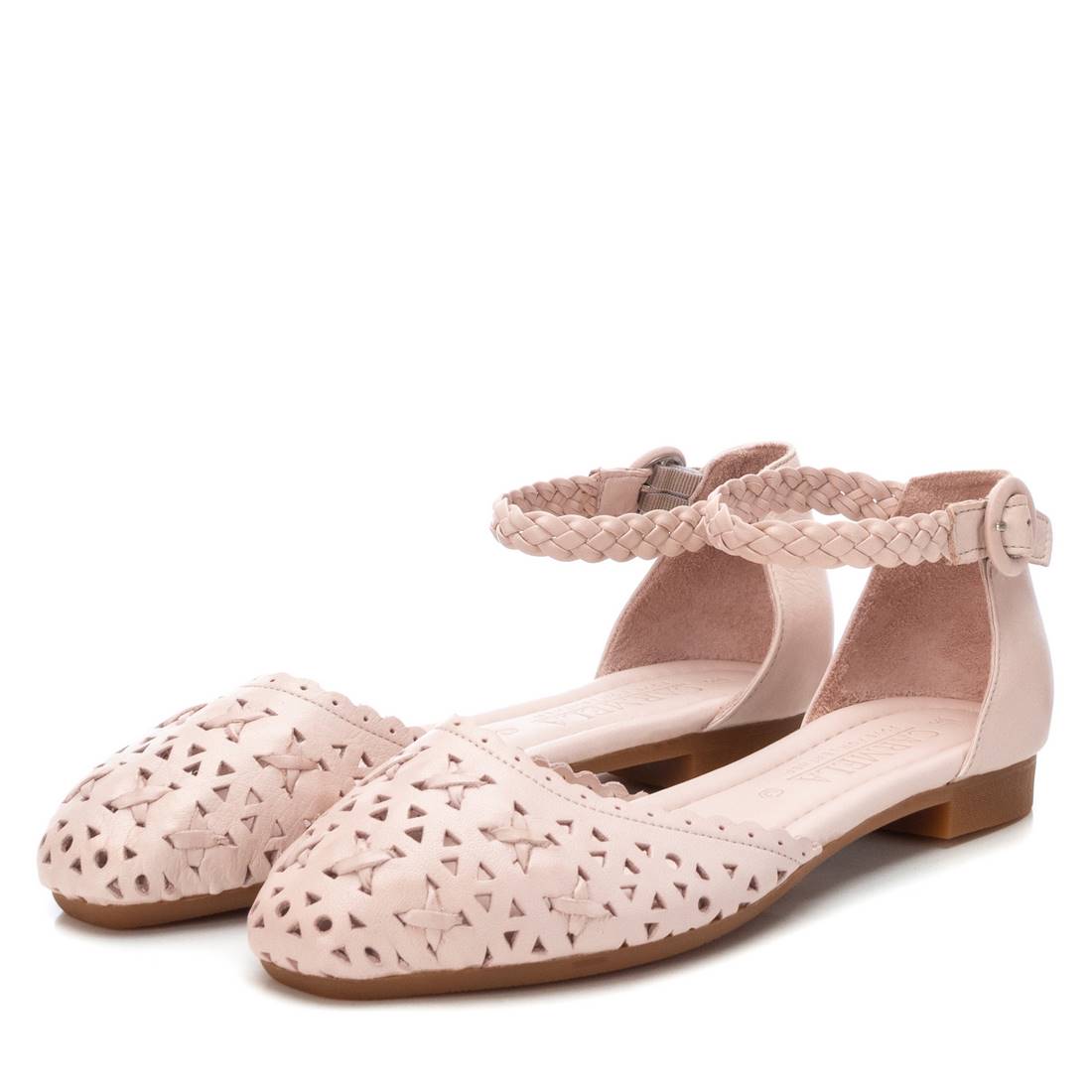 Carmela 16067106 ballerines femme cuir marron plat