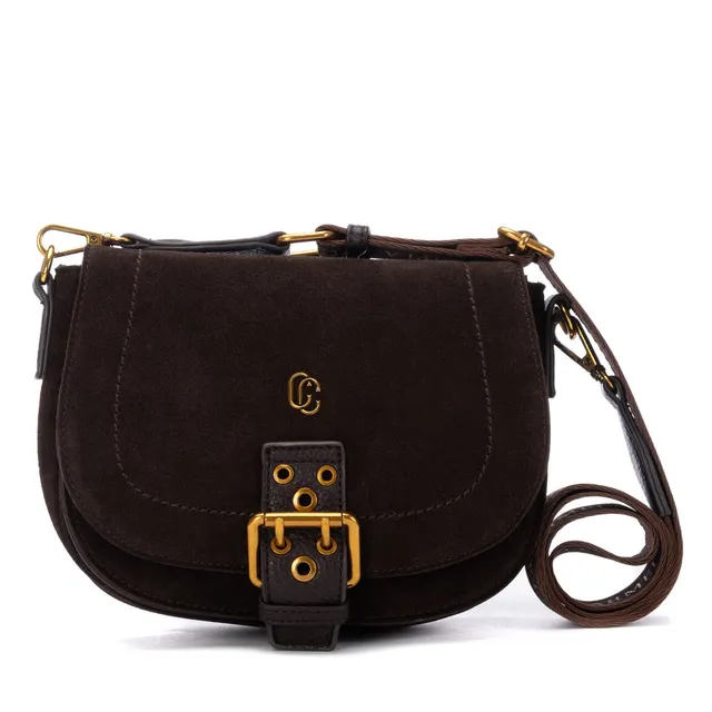 Carmela 18624001 sac bandoulière marron clouté
