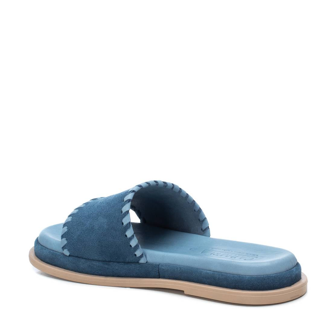 Carmela 16077804 mule femme serraje bleu sans lacet