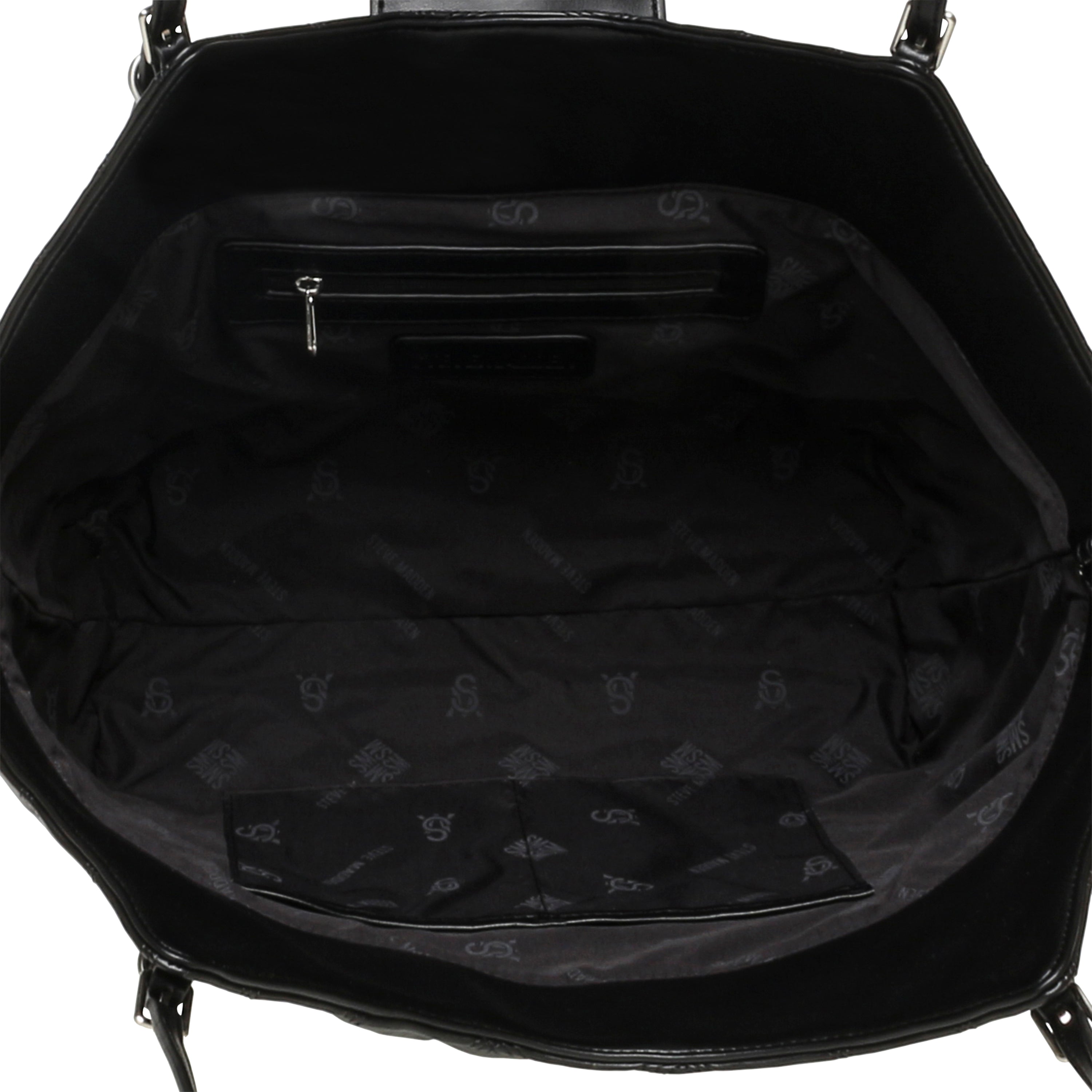 Steve Madden Bmckena sac cabas noir nickel