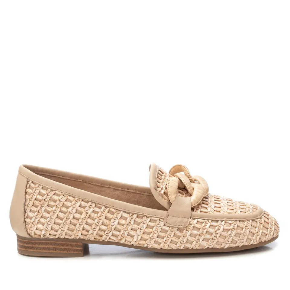 Carmela 16231601 mocassins femme beige ajourés
