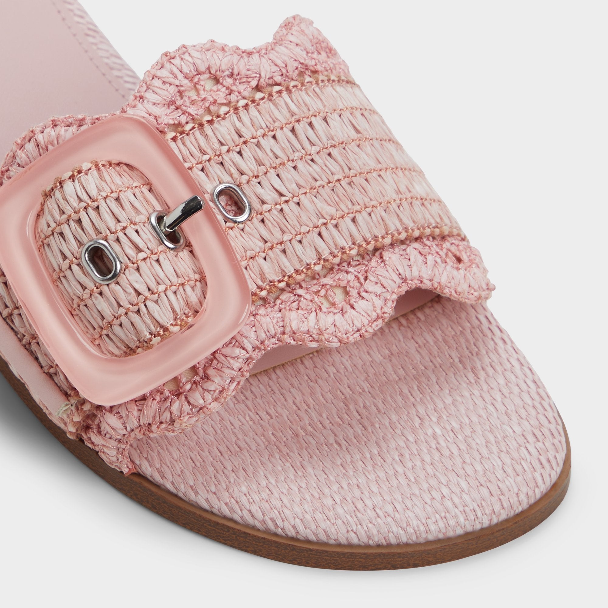 ALDO Wavysally sandales roses raphia à boucle