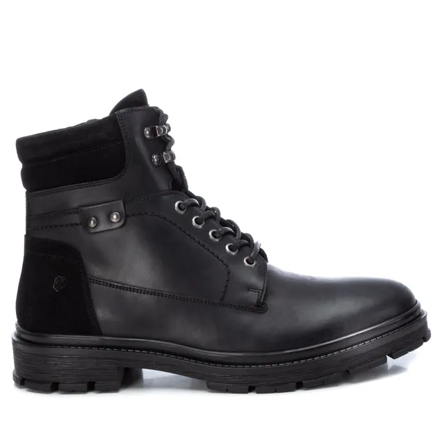 Carmela 16007902 bottines homme noir cuir lacets