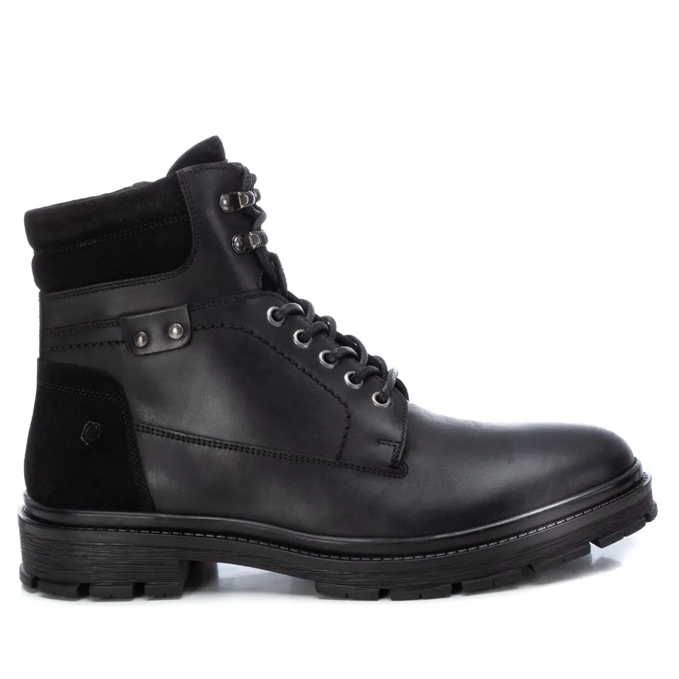 Carmela 16007902 bottines homme noir cuir lacets