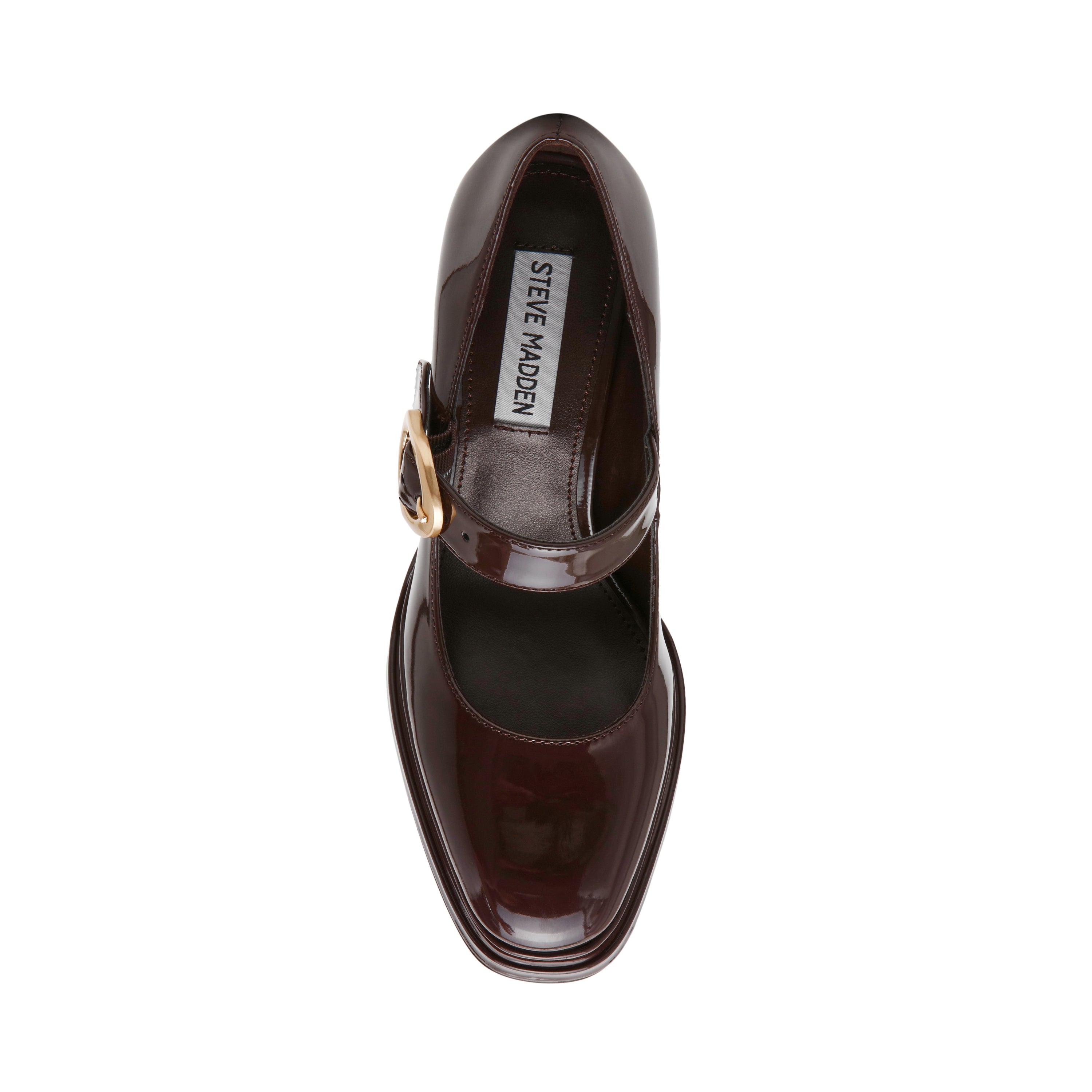 Steve Madden Kylee Escarpins Marron Verni Talon 9 cm