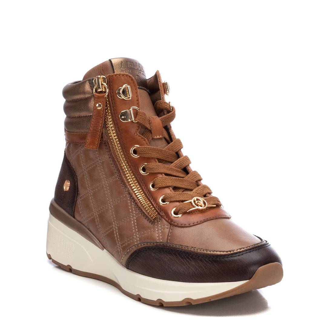 Carmela 16182105 bottines cuir marron lacets