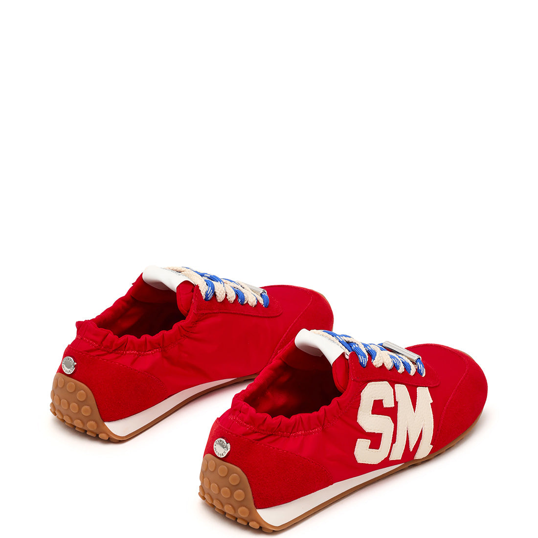 Steve Madden Cashbox baskets suède rouge lacets