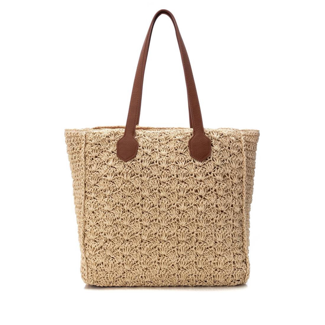 Carmela 18610501 sac marron raphia épaule été