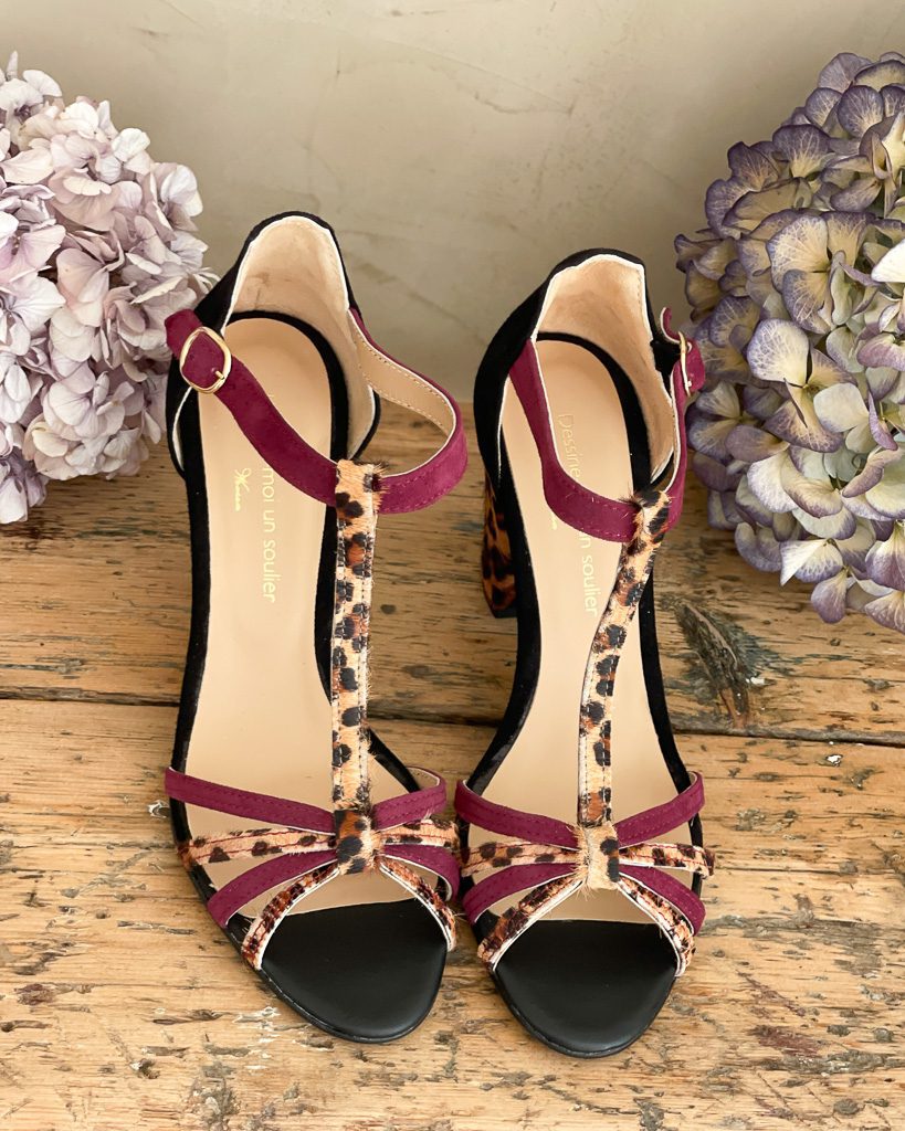 Dessine Moi Un Soulier Chloé high velours noir sandales hautes