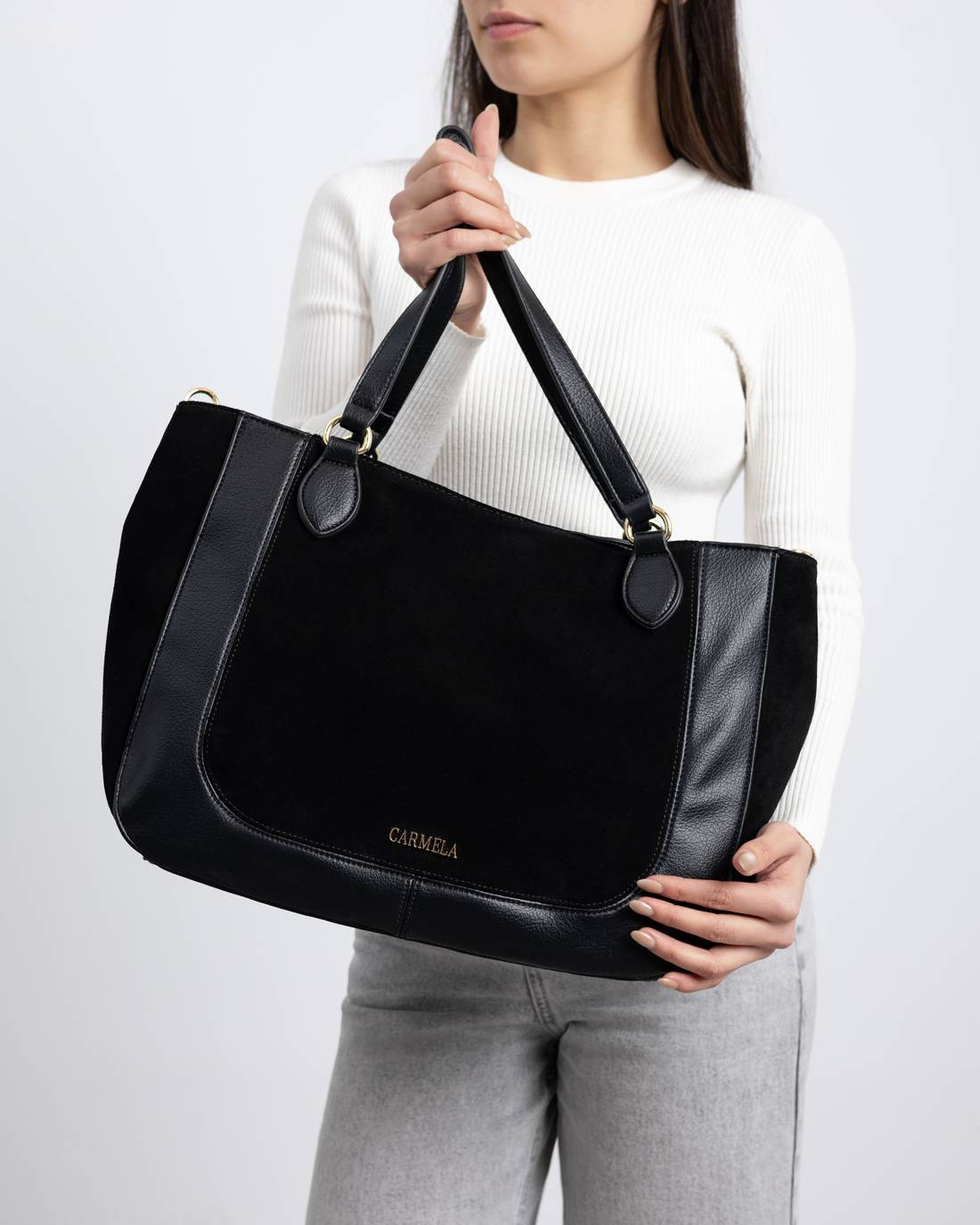 Carmela 18617804 sac femme noir zippé taille unique