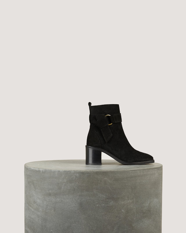 Tila March Lea boots noir cuir talon 6 cm