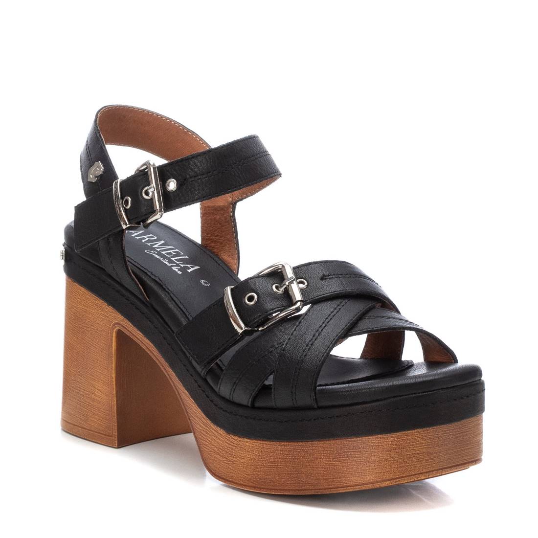 Carmela 16071802 sandales femme talon 10cm noires