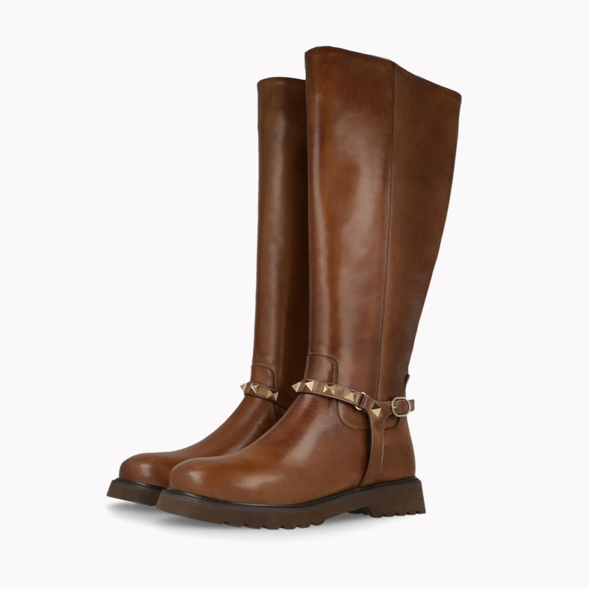 LODI A-MAD5660 bottes cuir marron à talon