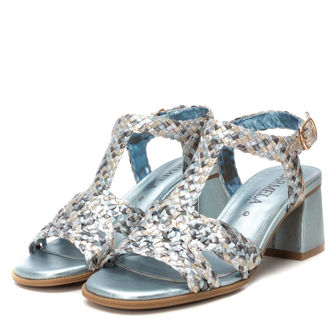 Carmela 16219002 sandales cuir jeans talon 6 cm