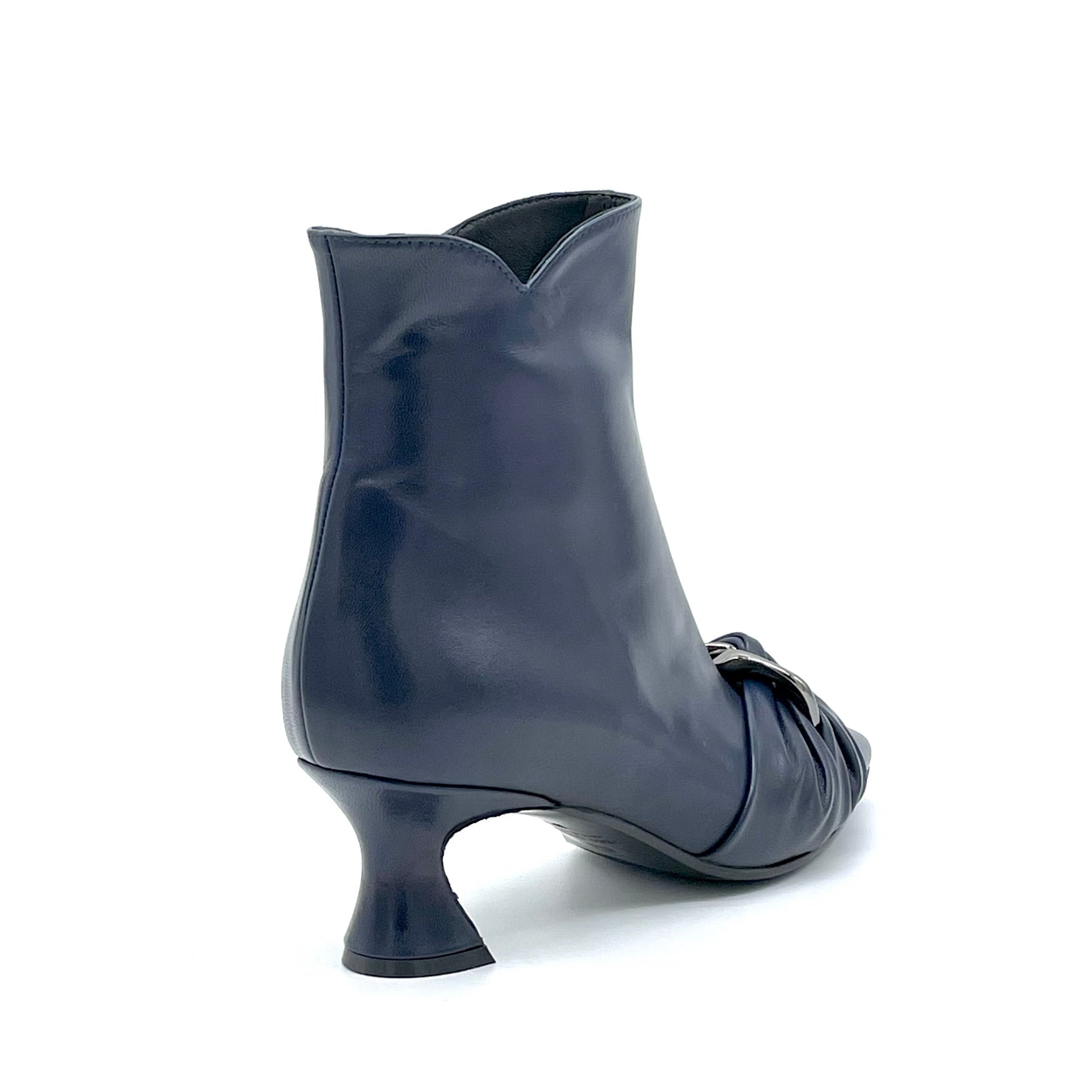 ELATA 52520 bottines cuir bleu talon 5,5 cm
