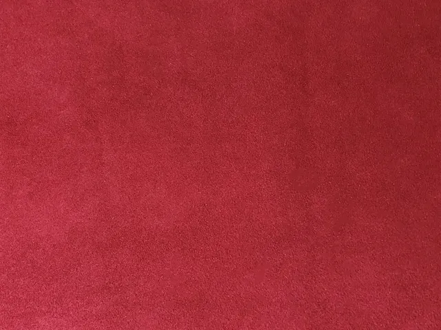 Dessine Moi Un Soulier velours bordeaux échantillon tissu rouge