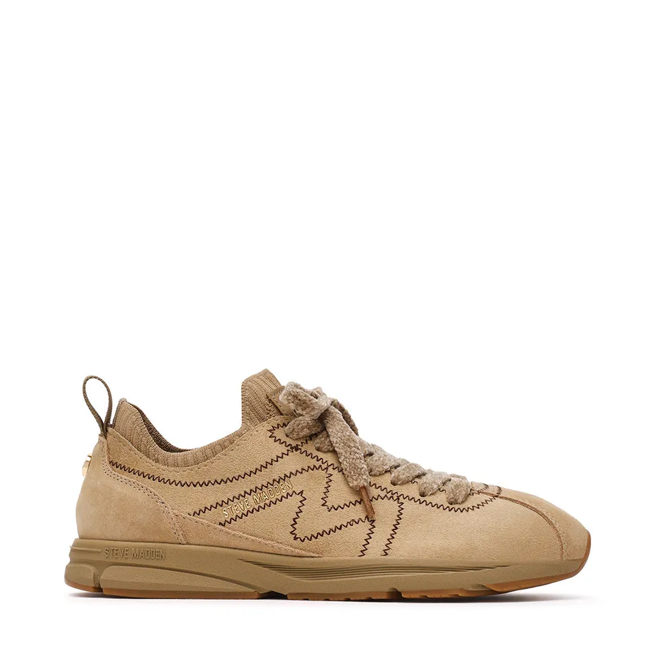 Steve Madden Covert baskets taupe daim 2 cm