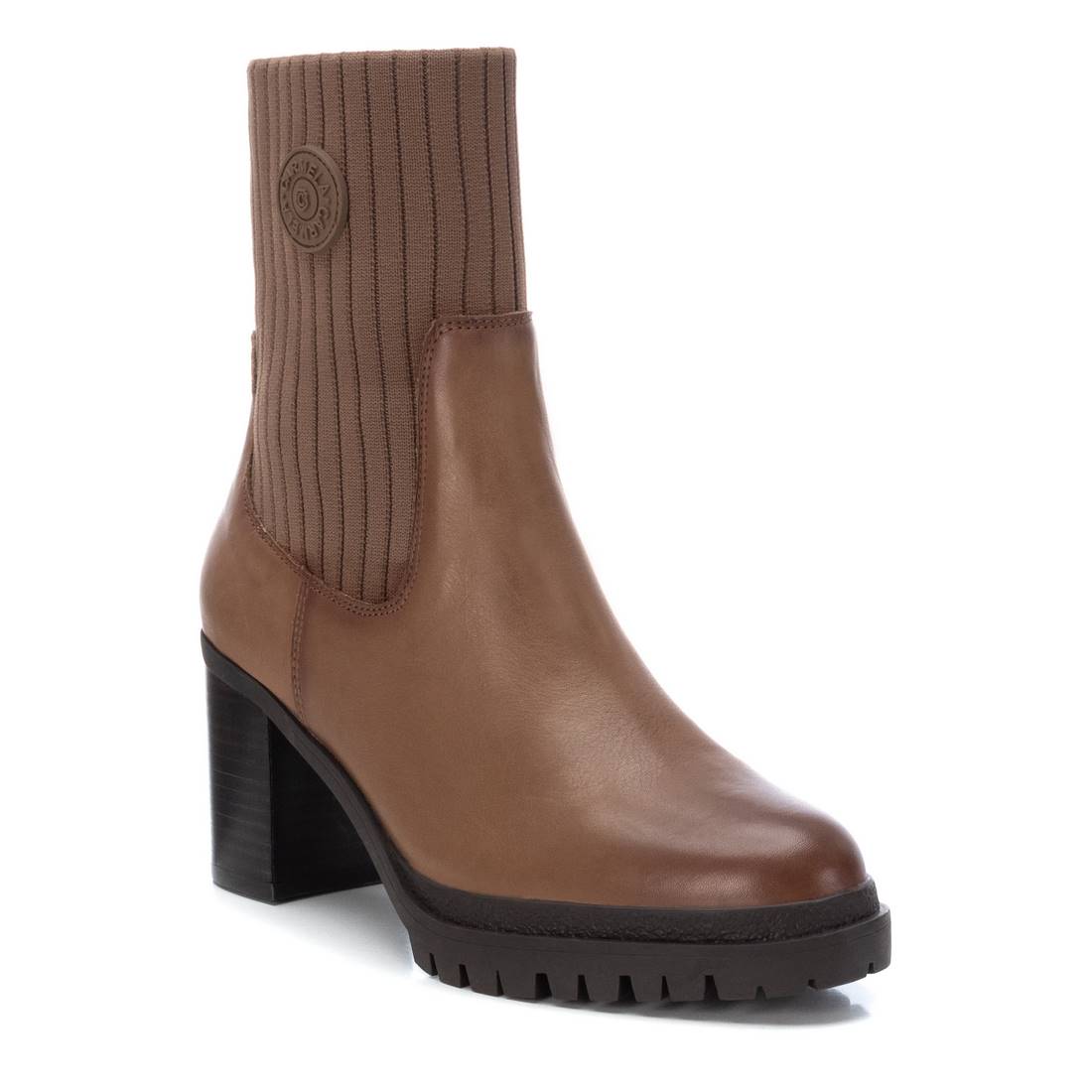 Carmela 16027502 bottine cuir marron talon 7 cm