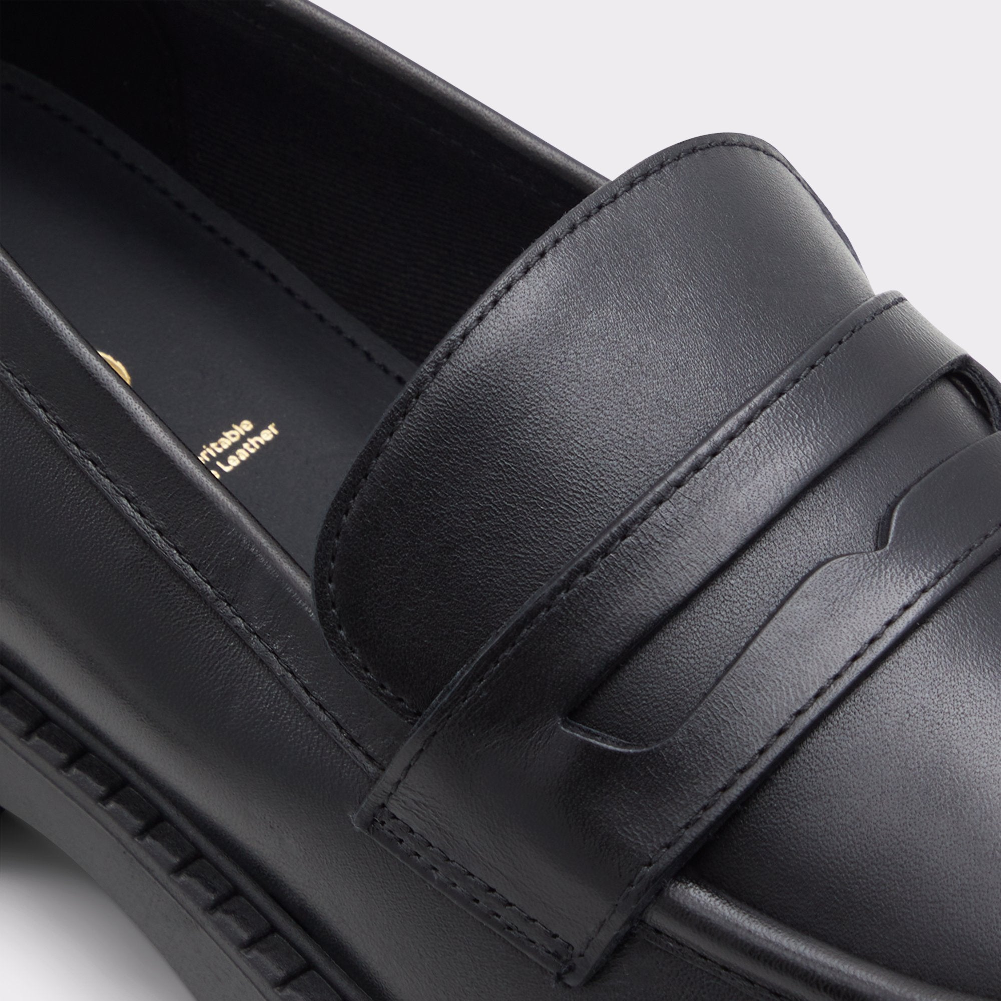 ALDO Bigplan mocassins à talon noir