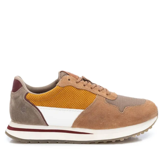 Carmela 16081601 sneakers homme cuir jaune