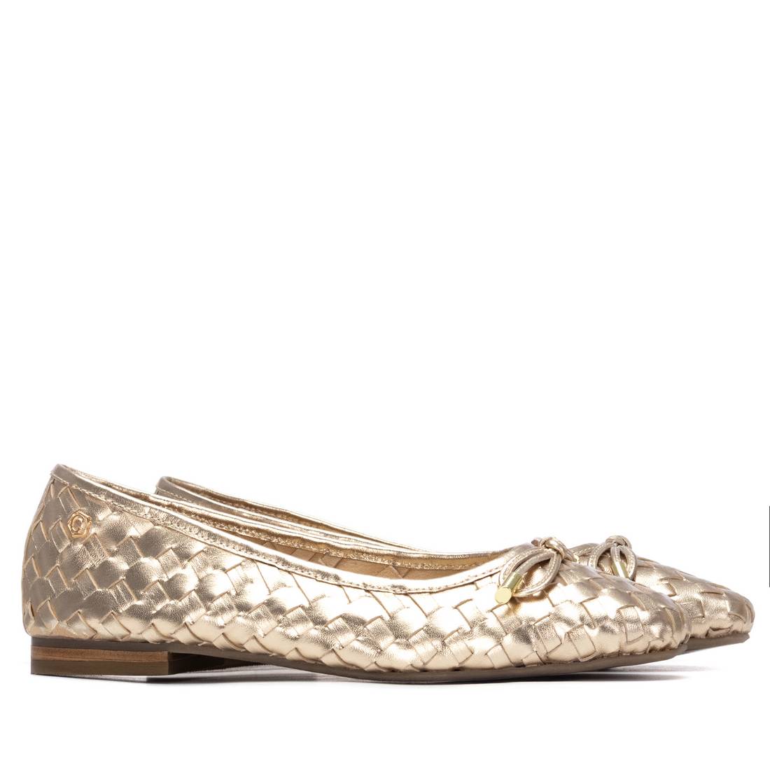 Carmela 16300104 ballerines femme doré cuir