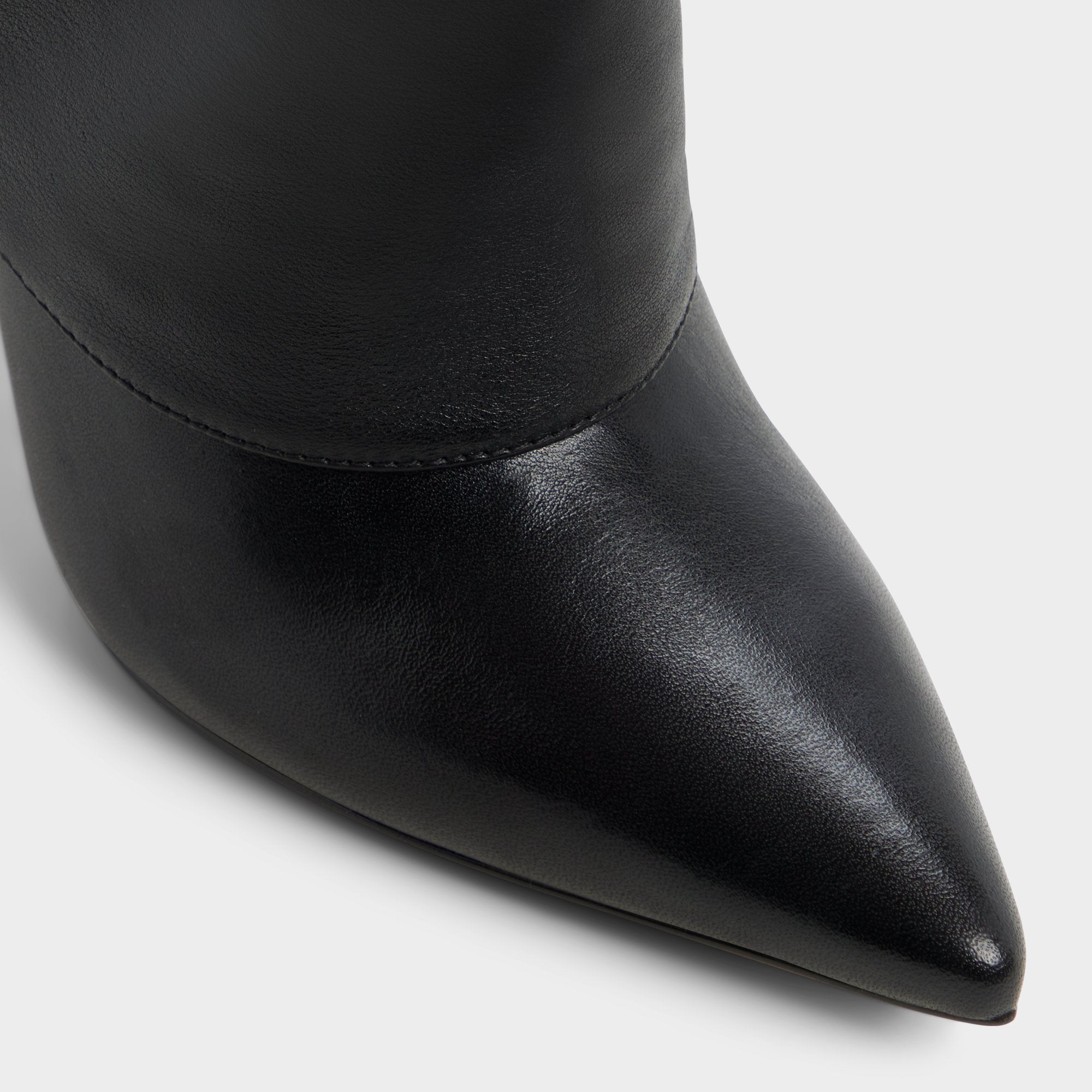 ALDO Lenoria-WC bottes hautes noires mollet large