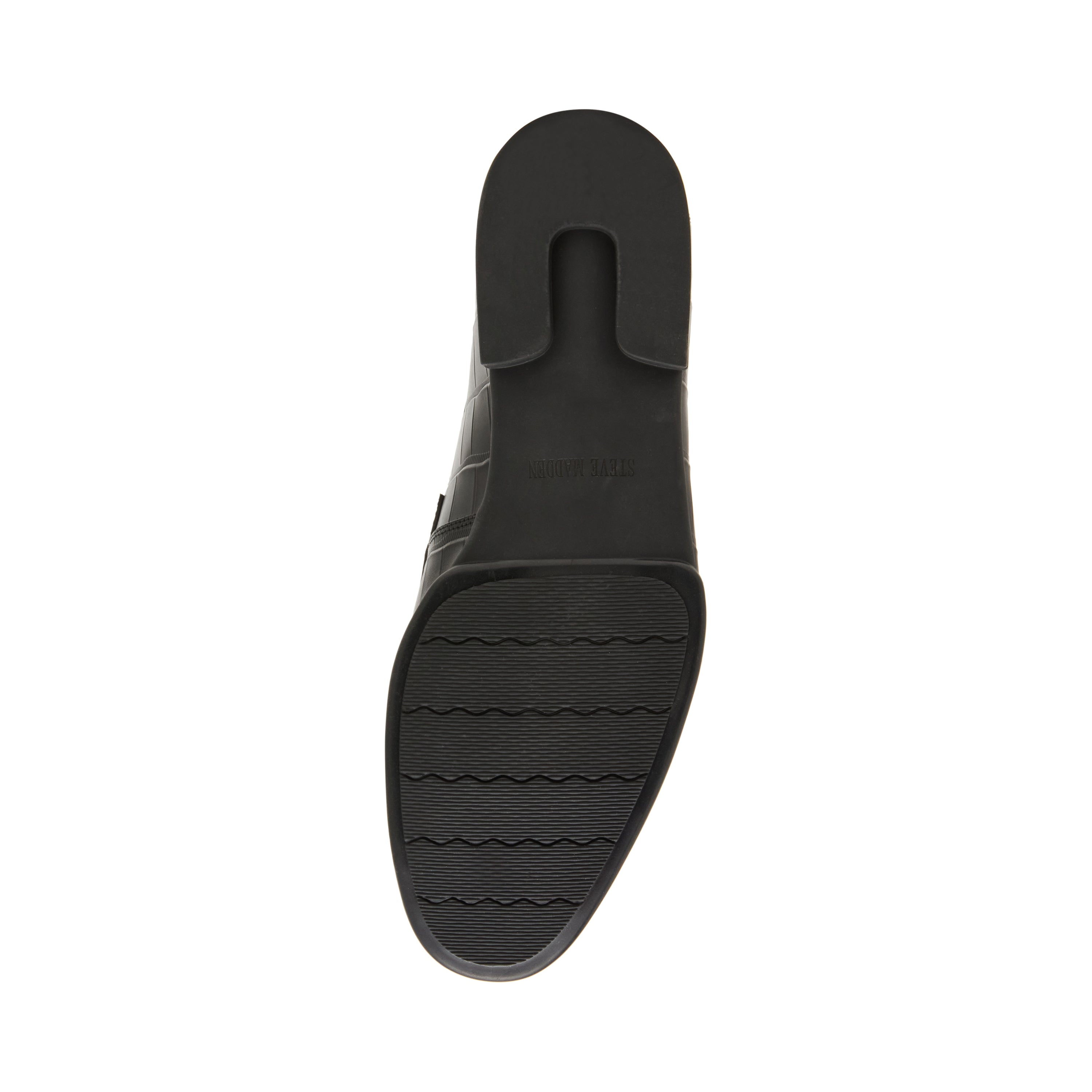 Steve Madden Sutton mocassin homme cuir noir croco